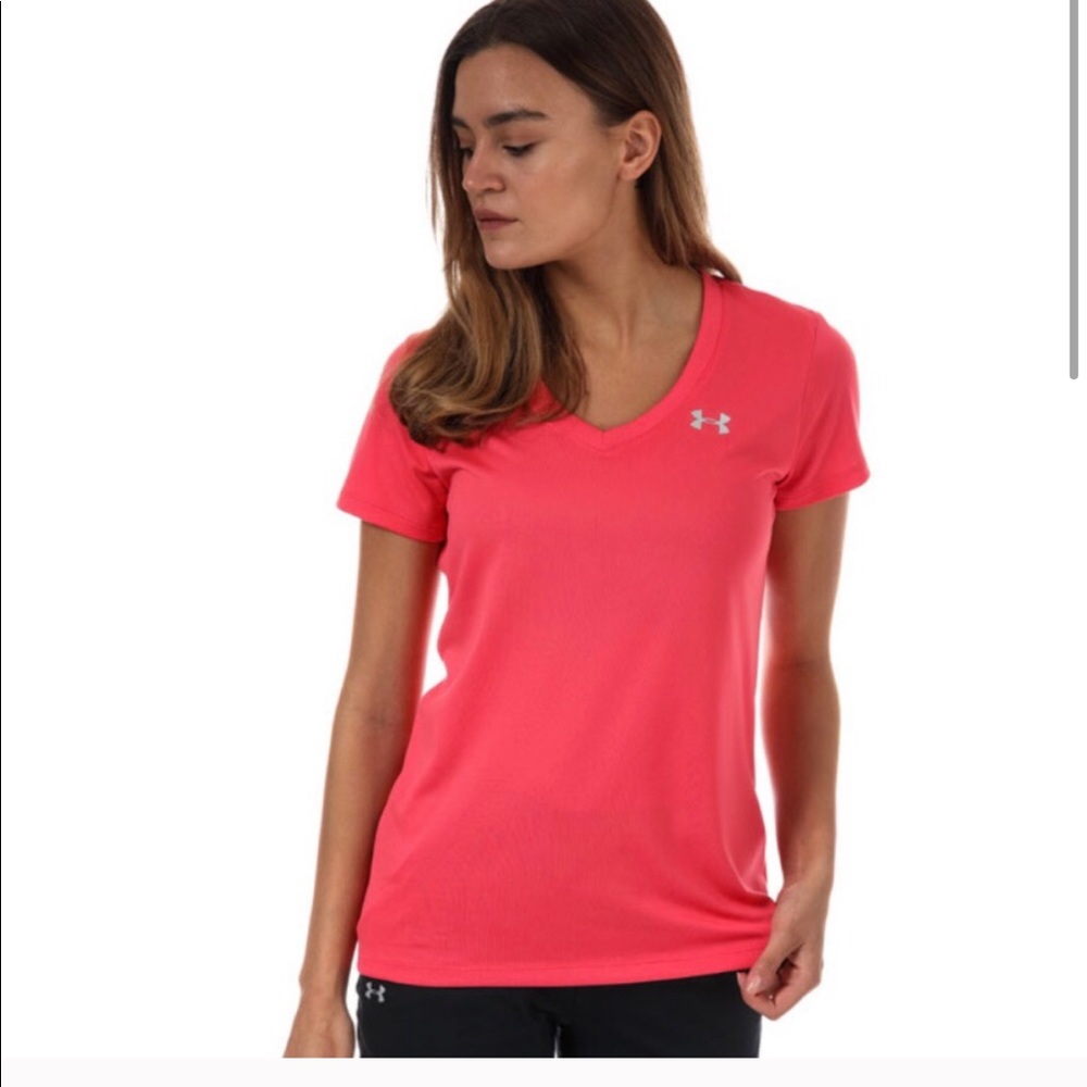 Pink Under Armour V-neck